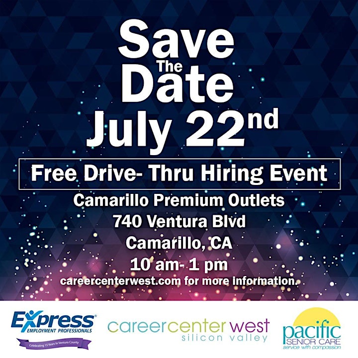 
		Free Drive- Thru Career Fair! JOBS! JOBS! image
