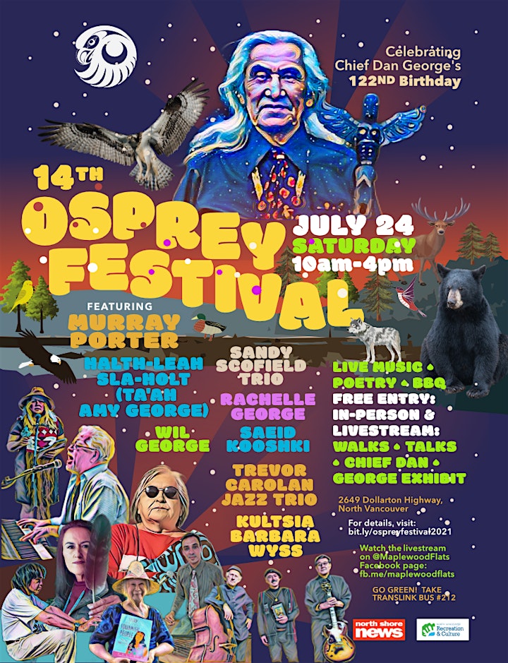 
		14th Osprey Festival: Celebrating Chief Dan George's 122nd Birthday image

