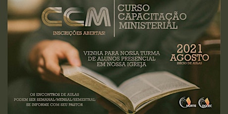 Imagem principal do evento CURSO DE CAPACITAÇÃO MINISTERIAL - CCM