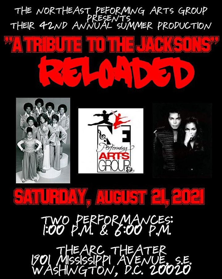 Northeast Performing Arts Group's "A Tribute to the Jackson's : RELOADED" image