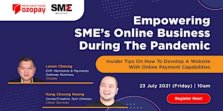 Empowering SME's Online Business During The Pandemic primary image