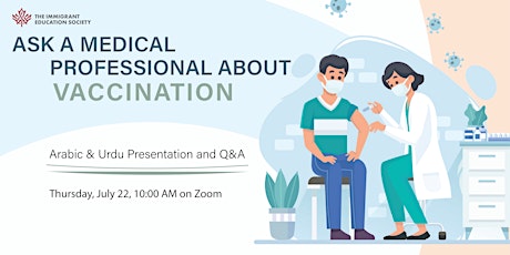 Arabic + Urdu Presentation: Ask a Medical Professional about Vaccination