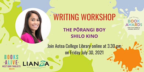 Books Alive Online Event: Writing Workshop with Shilo Kino