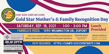 2021 Gold Star Mother's & Family Day Recognition Event primary image