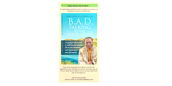 Book Launch and Signing Party "B.A.D.  Talking but Saying Good Stuff"