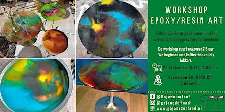 Workshop epoxy/resin art (middag)