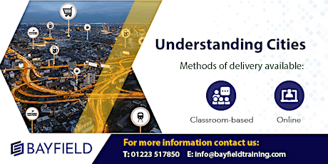 Bayfield Training - Understanding Cities - Virtual Course tickets