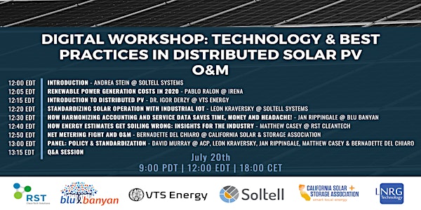 Technology and Best Practices in Distributed Solar O&M