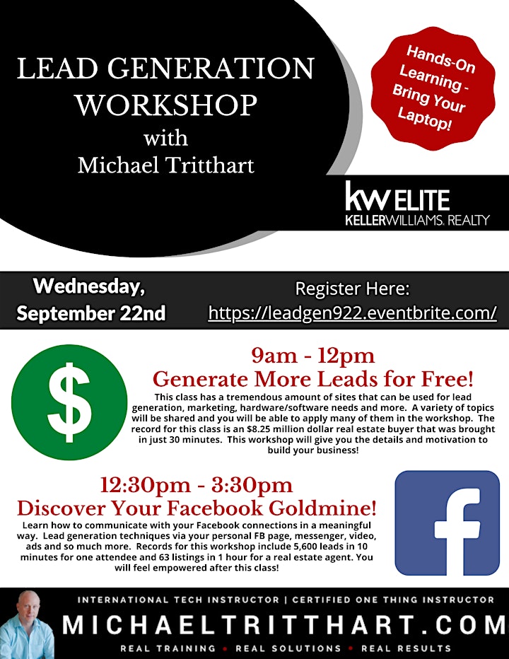 Lead Generation Workshop with Michael Tritthart image