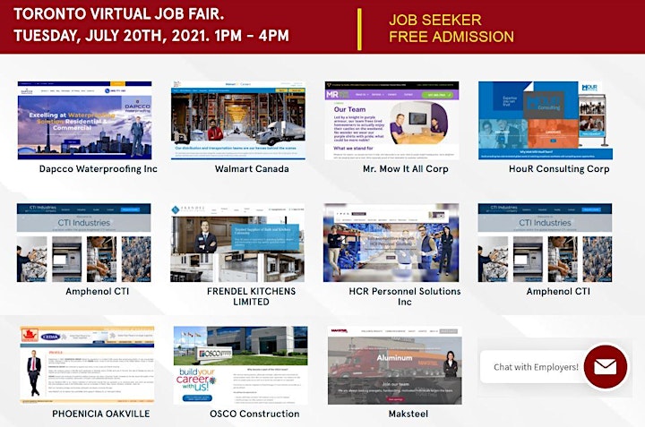 
		Toronto Virtual Job Fair - September 14th, 2021 image
