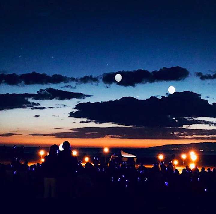 MindTravel Live-to-Headphones 'Silent' Piano Concert on Asbury Park Beach image