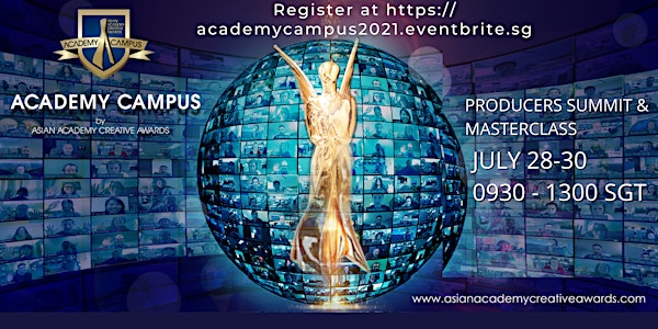 AAA Academy Campus 2021 Producer Summit & Masterclass (Online)
