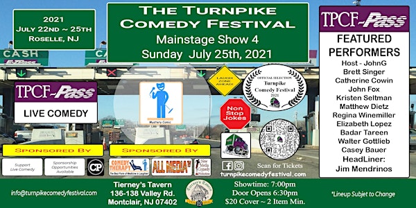 Turnpike Comedy Festival Show Day 4 - July 25th