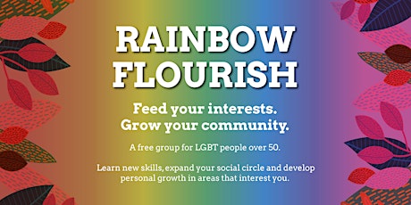 Rainbow Flourish Trafford - A free group for LGBT people over 50 primary image