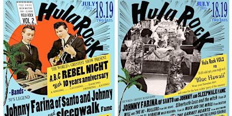 Rebel Night 10 Year Anniversary and Hula Rock vol 2 July 17th-19th primary image