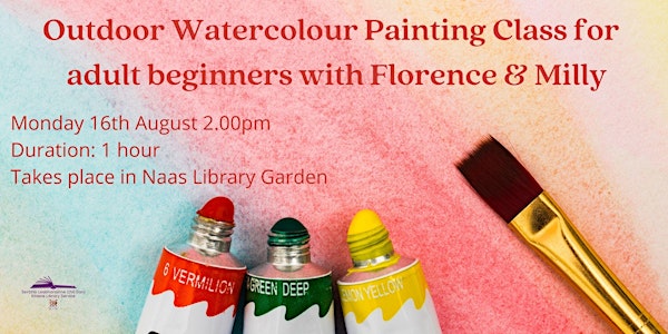 Outdoor Watercolour Painting Class for Beginners with Florence and Milly