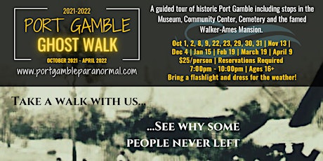Port Gamble Ghost Walk tickets