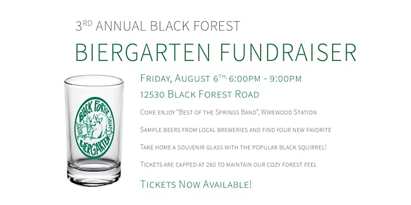 3rd Annual Black Forest Biergarten Fundraiser
