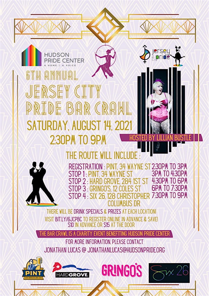 6th Annual Jersey City Pride Bar Crawl image