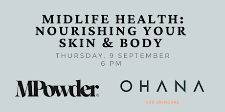 Women's Midlife Health: Nourishing your Skin & Body primary image