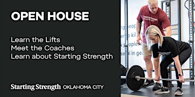 Gym Open House & Coaching Demonstration at Starting Strength OKC primary image