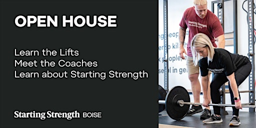 Image principale de Open House at Starting Strength Boise