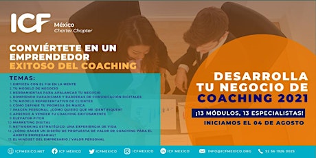 Desarrolla tu Negocio de Coaching ICF  México 2021