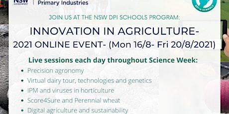 Innovation in Agriculture- ONLINE primary image