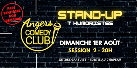 Angers Comedy Club - Dimanche  1er Août 2021 - Session 2