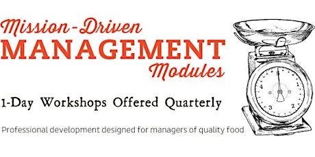 Mission-Driven Management for Food Businesses primary image