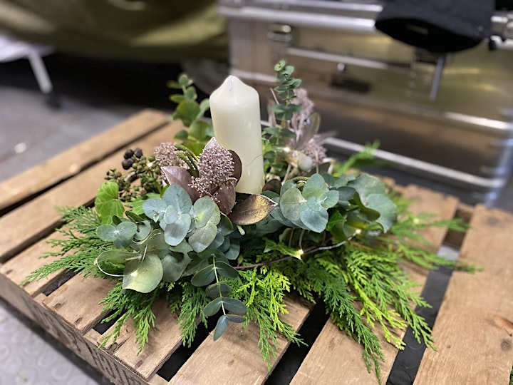 
		Christmas Table Centrepiece Workshop at Lumby Garden Centre image

