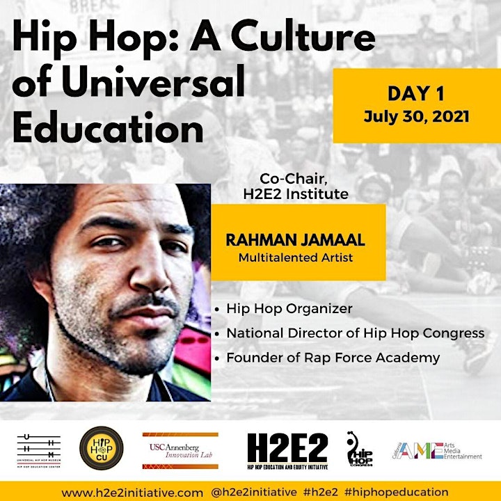 H2E2 Summer Institute presents "Hip Hop: A Culture of Universal Education" image
