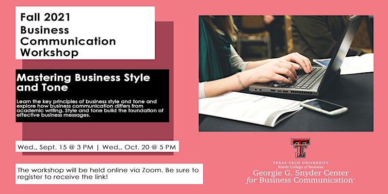 Business Communication Workshop: Mastering Business Style and Tone