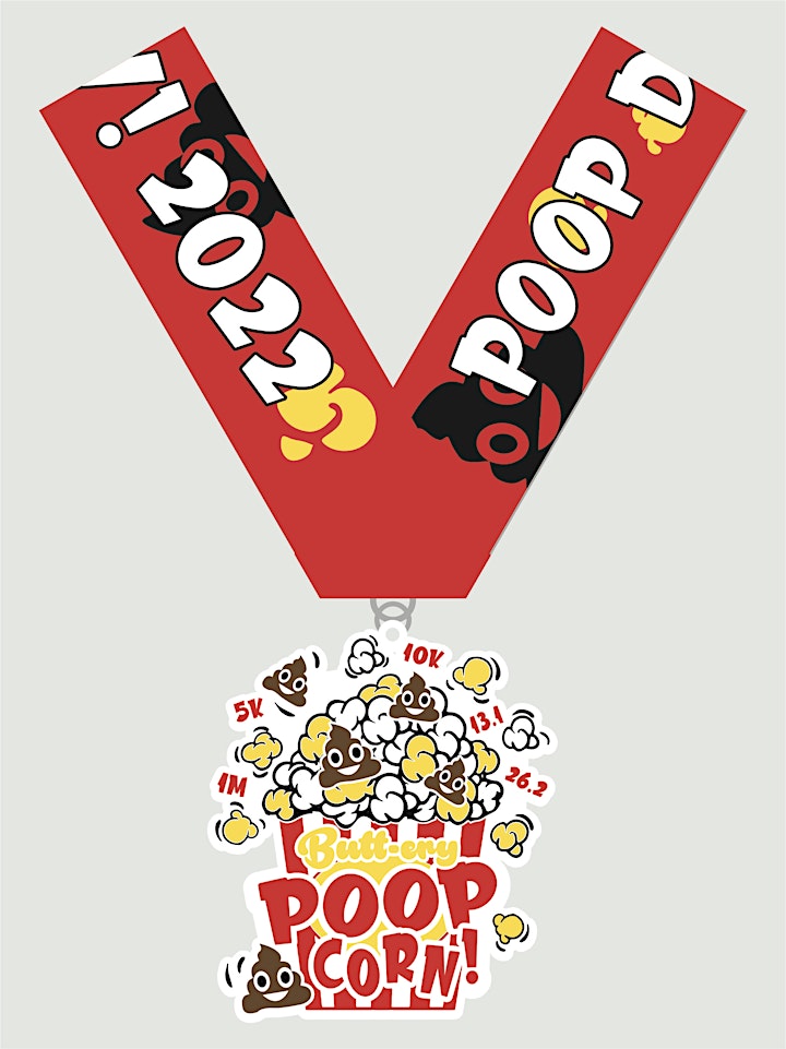 Poop Happens 1M 5K 10K 13.1 26.2 - Participate from home:  Save $5 image