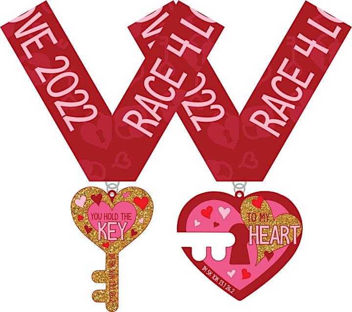 Only $12! Race 4 Love 1M 5K 10K 13.1 26.2 - Participate from home image