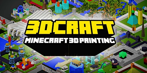 Imagem principal do evento FabLabKids: 3DCraft - modelliere und drucke Minecraft in 3D