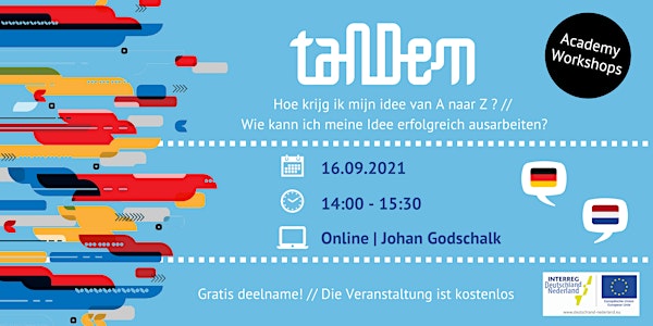 taNDem Academy | Hoe krijg ik mijn idee van A naar Z?