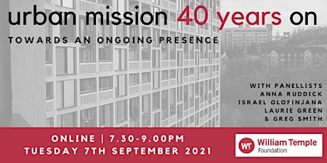 Imagem principal do evento Urban Mission 40 Years On