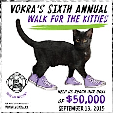 VOKRA's 6th Annual Walk for the Kitties primary image