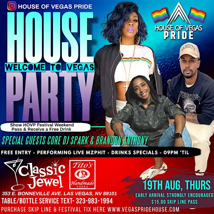 
		House of Vegas Pride Welcome Party image
