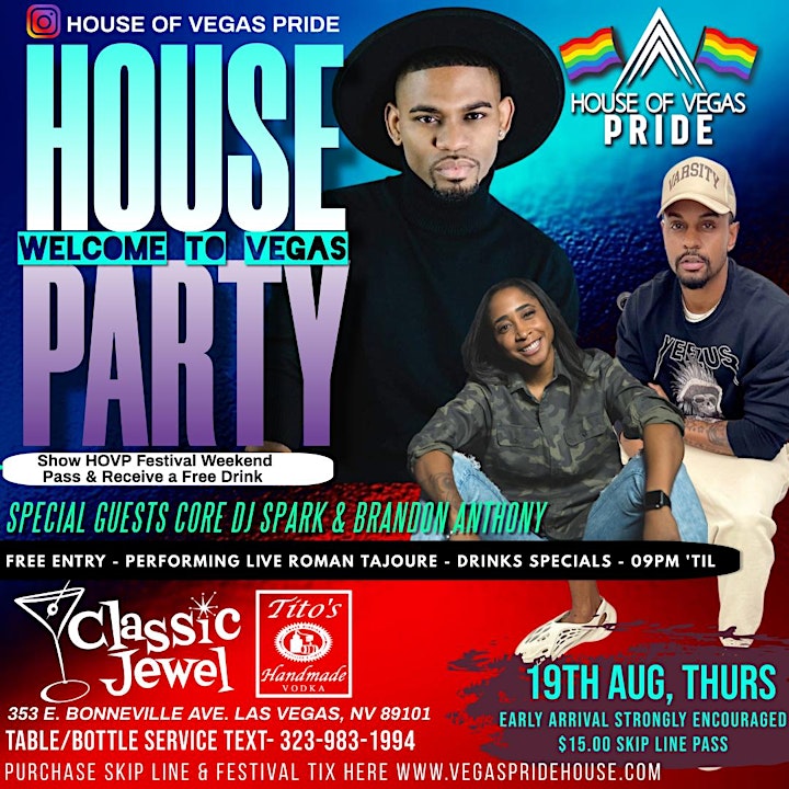 
		House of Vegas Pride Welcome Party image
