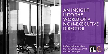 An Insight Into The World of a Non-Executive Director: Half-day Workshop tickets