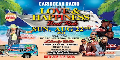 Caribbean Radio's Love  & Happiness Boat Ride (secular)