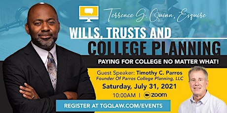Wills, Trusts and College Planning: Paying for college no matter what!