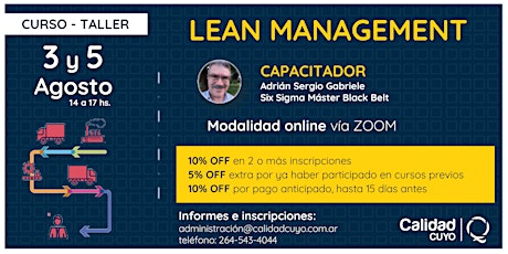 Imagen principal de CURSO TALLER LEAN MANAGEMENT