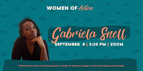 Women of Action with Gabriela Snell primary image