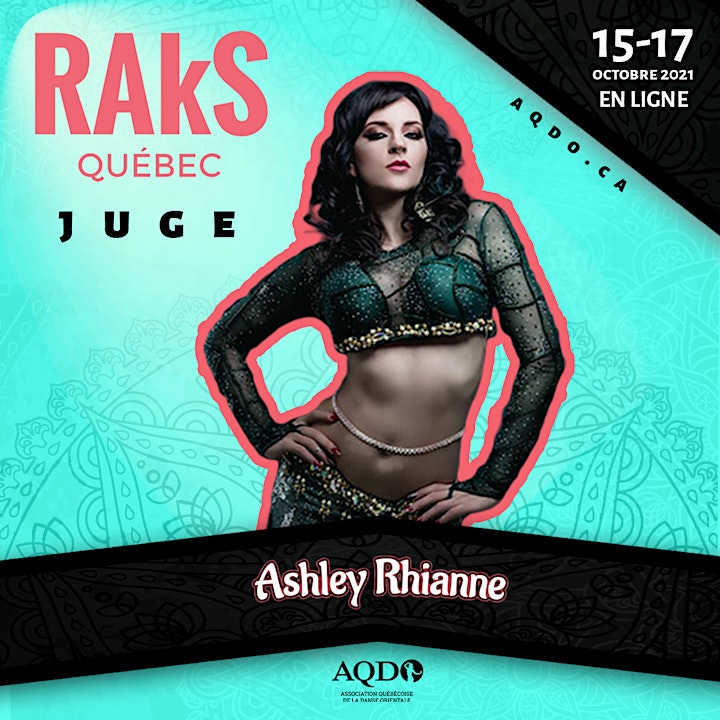Image de ATELIER Ashley "Baladi doux et fluide - Festival RAkS Québec 2021