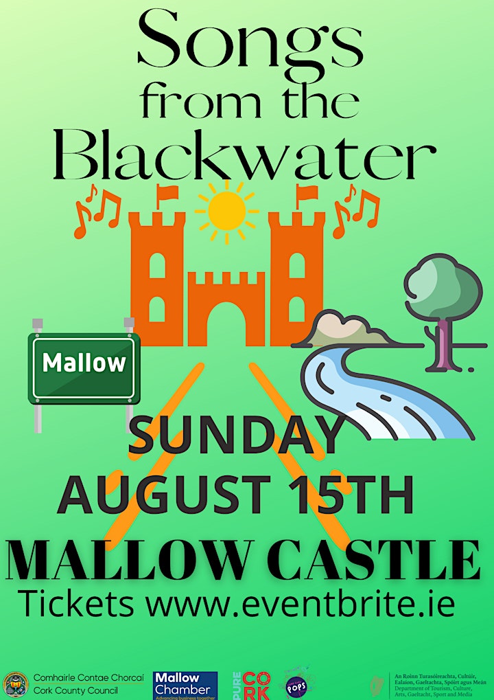 Songs from the Blackwater. 1 day music festival at Mallow Castle image