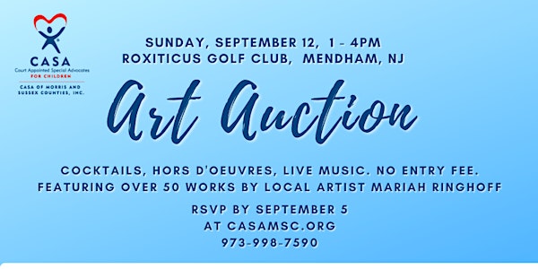 Art Auction by CASA of Morris and Sussex & Artist Mariah Ringhoff