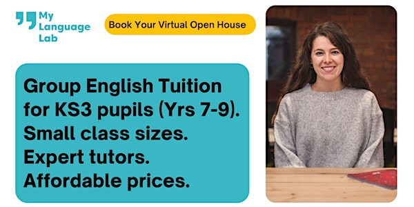 KS3 English Tuition | Affordable Group Lessons |  Virtual Open House